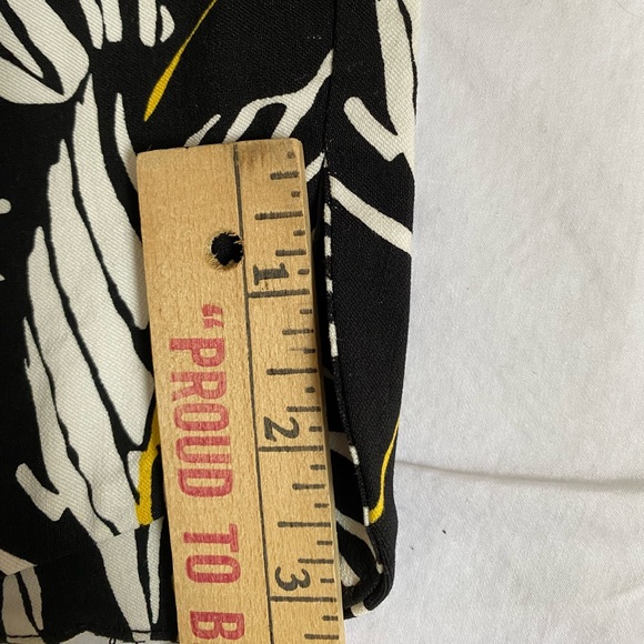 Women's Neutral Abstract Pull On Pants 12 Bohemian Mature Fit Corpcore Career - Picture 11 of 16